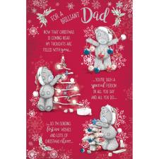 Brilliant Dad Verse Me to You Bear Christmas Card Image Preview